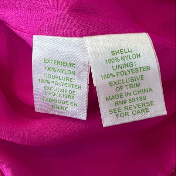 Lilly Pulitzer Floral Lace Berry Pink Strapless Convertible Demi Dress - Picture 14 of 16